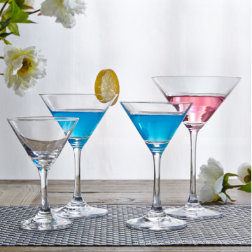 City Martini Cocktail Glasses 9OZ Entertain Cocktail Glasses Crystal Martini Cocktail Glasses